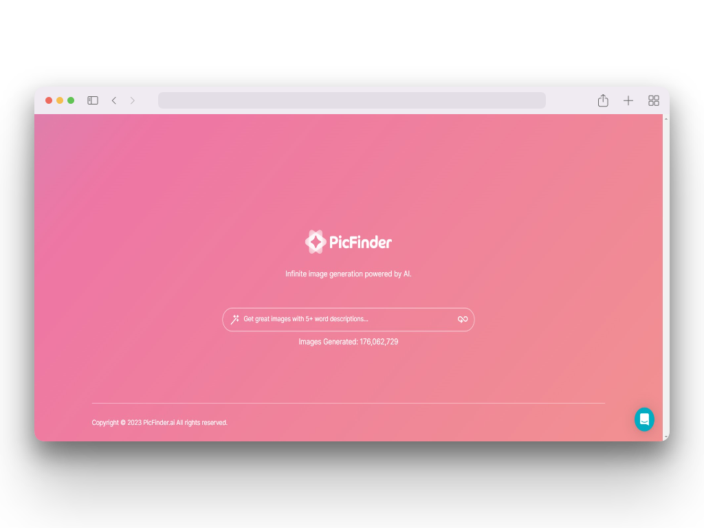 Picfinder AI Image Generator